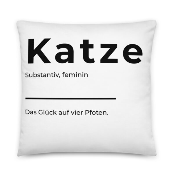 Kissen “Definition Katze”